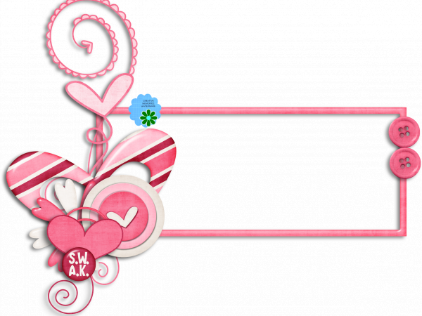Pink Buttons Valentine - CREATIVE MEMORIES