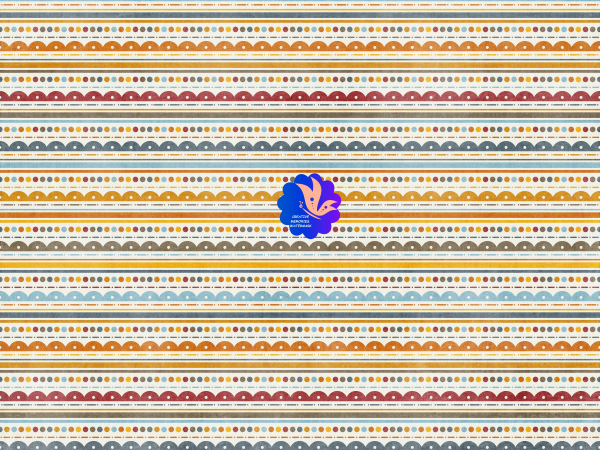 Autumn Wavy Lined Wallpaper - CREATIVE MEMORIES