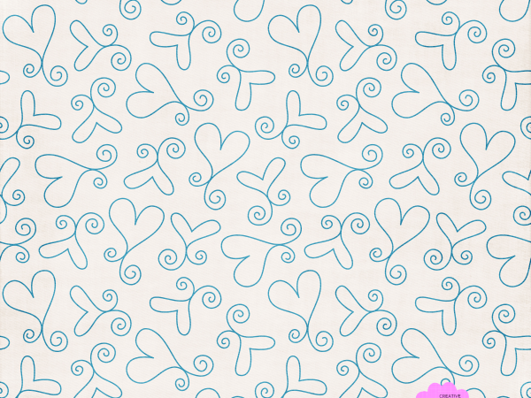 Blue White Lines - CREATIVE MEMORIES