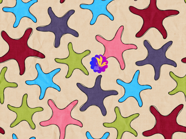 Coloured Star Fish - CREATIVE MEMORIES