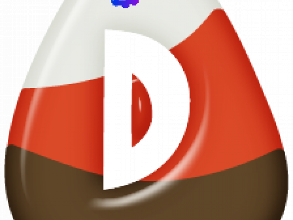 Lowercase D Candy Corn - CREATIVE MEMORIES