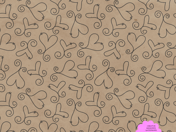 Faded Lines Brown - CREATIVE MEMORIES
