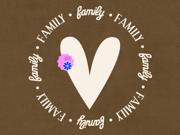 Family Circle Heart - CREATIVE MEMORIES
