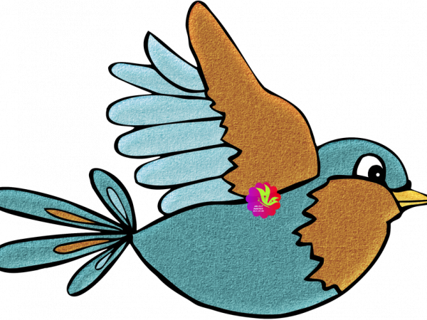 Flying Blue Bird - CREATIVE MEMORIES