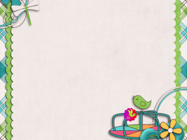 Green Bird Page - CREATIVE MEMORIES