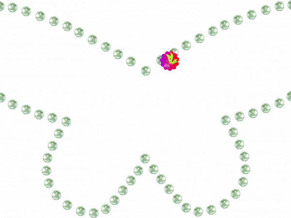 Green Butterfly Beads - CREATIVE MEMORIES