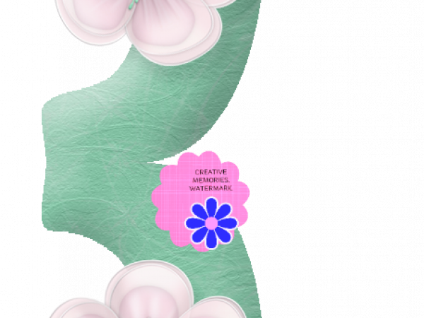 Green Flower Bracket - CREATIVE MEMORIES