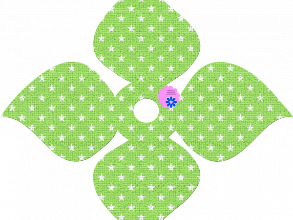 Green Flower Leaf Decor - CREATIVE MEMORIES