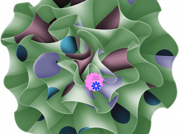 Green Folded Ribbon Flower - CREATIVE MEMORIES