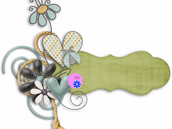 Heart Flower Green - CREATIVE MEMORIES