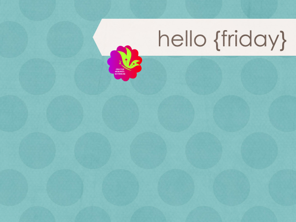 Hello Friday. Blue Dots - CREATIVE MEMORIES