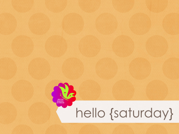 Hello Saturday. Yellow Dots - CREATIVE MEMORIES