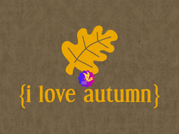 FREE PRINT: I Love Autumn. Yellow On Brown - CREATIVE MEMORIES