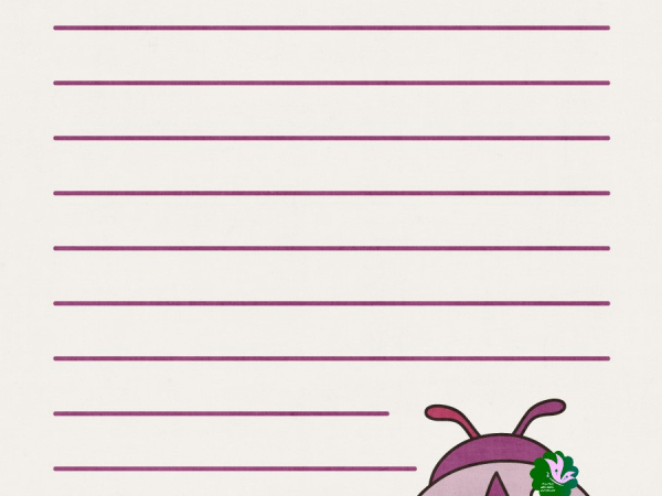 Lady Bug Bottom Corner. Lines - CREATIVE MEMORIES
