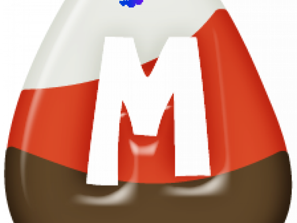 Lowercase M Candy Corn - CREATIVE MEMORIES