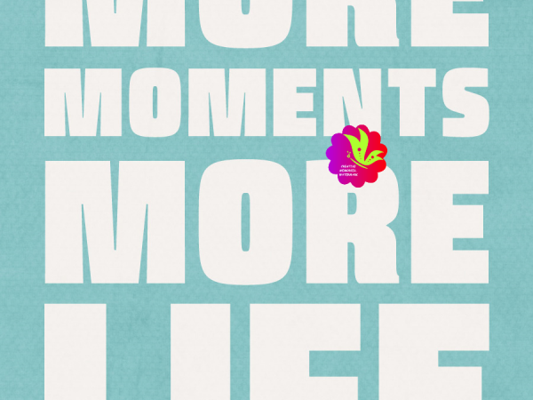 More Moments. More Life. Blue - CREATIVE MEMORIES
