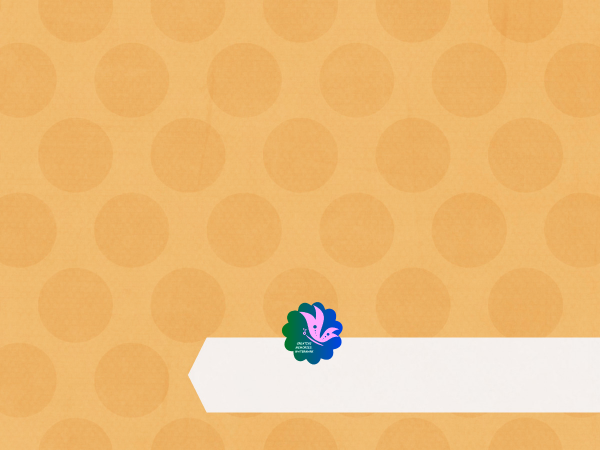 Orange Dots Label - CREATIVE MEMORIES