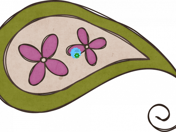 Paisley Green Flower - CREATIVE MEMORIES