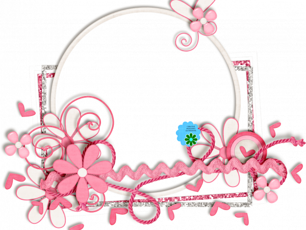 Pink Flower White - CREATIVE MEMORIES