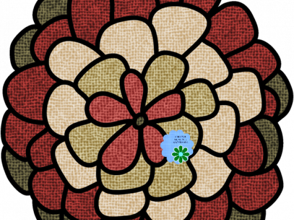 Red Green Flower - CREATIVE MEMORIES