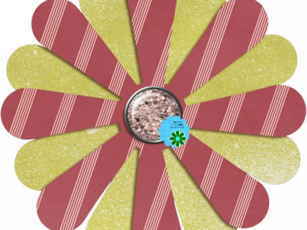 Red Green Flower Snap - CREATIVE MEMORIES