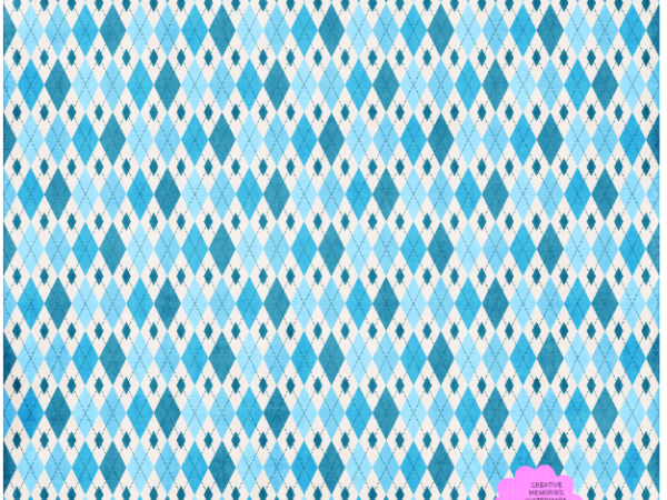 Blue Heart Paper - CREATIVE MEMORIES