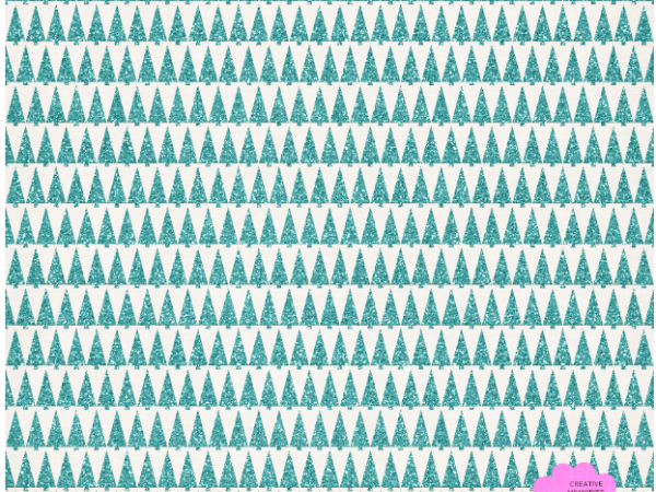 Teal Christmas Trees - CREATIVE MEMORIES