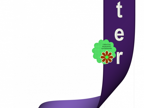 Sisters Purple Ribbon - CREATIVE MEMORIES