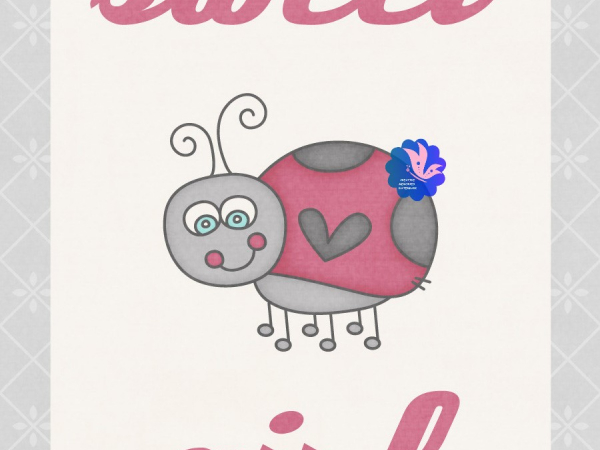 Sweet Girl Lady Bug. Pink - CREATIVE MEMORIES