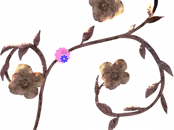Swirl Bronze Flower - CREATIVE MEMORIES