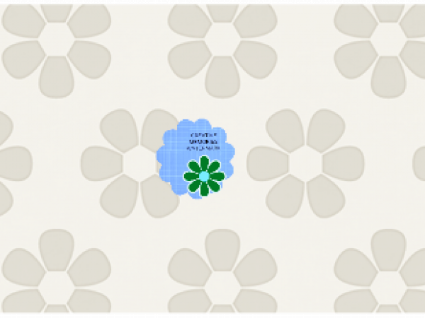 Tan Flowers On White - CREATIVE MEMORIES