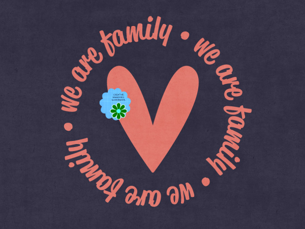 We Are Family Pink. Black - CREATIVE MEMORIES