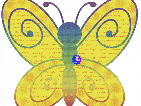 Yellow Butter Fly - CREATIVE MEMORIES
