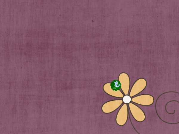 Yellow Flower On Purple - CREATIVE MEMORIES