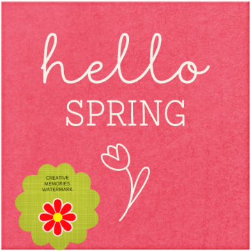Hello Spring Pink - CREATIVE MEMORIES
