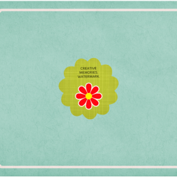 My Spring Journal Bracket Simple-TURQUOISE - CREATIVE MEMORIES