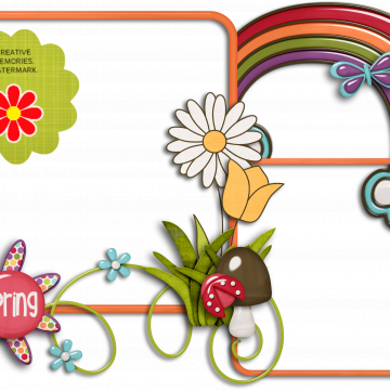 Rainbow Spring-ORANGE - CREATIVE MEMORIES