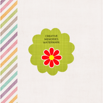 Spring Colour Ribbon Border - CREATIVE MEMORIES