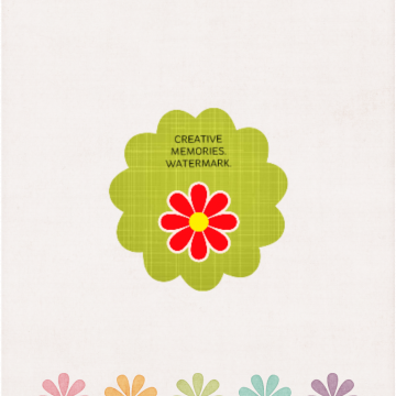 Spring Flowers Bottom - CREATIVE MEMORIES