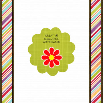 Taste Of Spring Frame Colourful Strip - CREATIVE MEMORIES