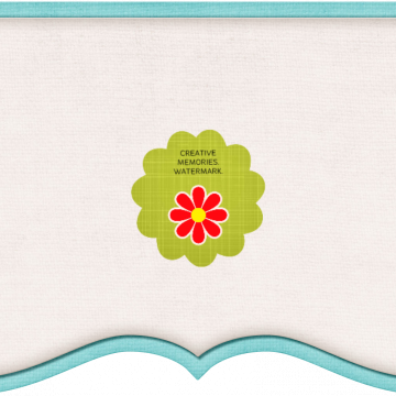 Taste Of Spring Journal Turquoise - CREATIVE MEMORIES