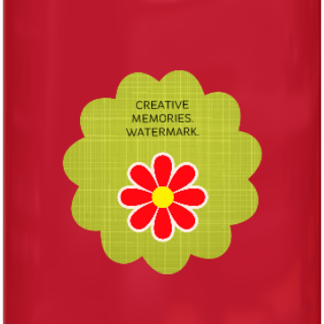 Taste Of Spring Tag Portrait-RED - CREATIVE MEMORIES