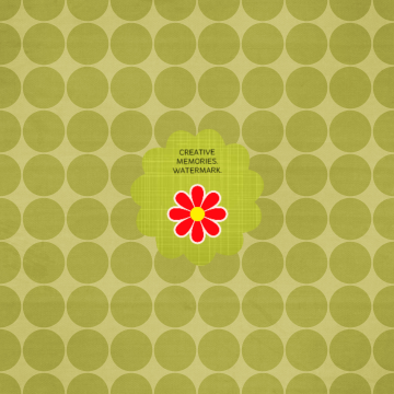 Green Paper Spring - CREATIVE MEMORIES