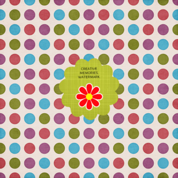 Spring Purple Green - CREATIVE MEMORIES