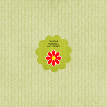 .Green Spring Wall Paper - CREATIVE MEMORIES
