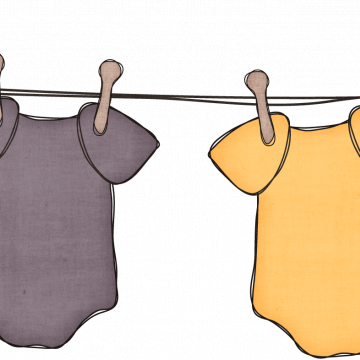 Baby Clothes Line - CREATIVE MEMORIES