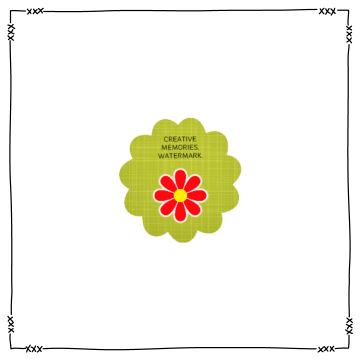 Black Lined Square - CREATIVE MEMORIES