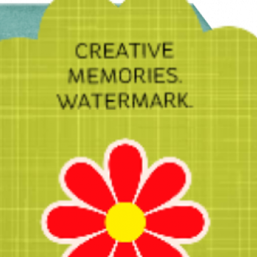 Blue Chevron Banner - CREATIVE MEMORIES