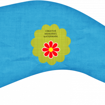 Blue Wave Texture - CREATIVE MEMORIES