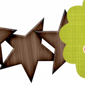 Brown Stars Banner - CREATIVE MEMORIES